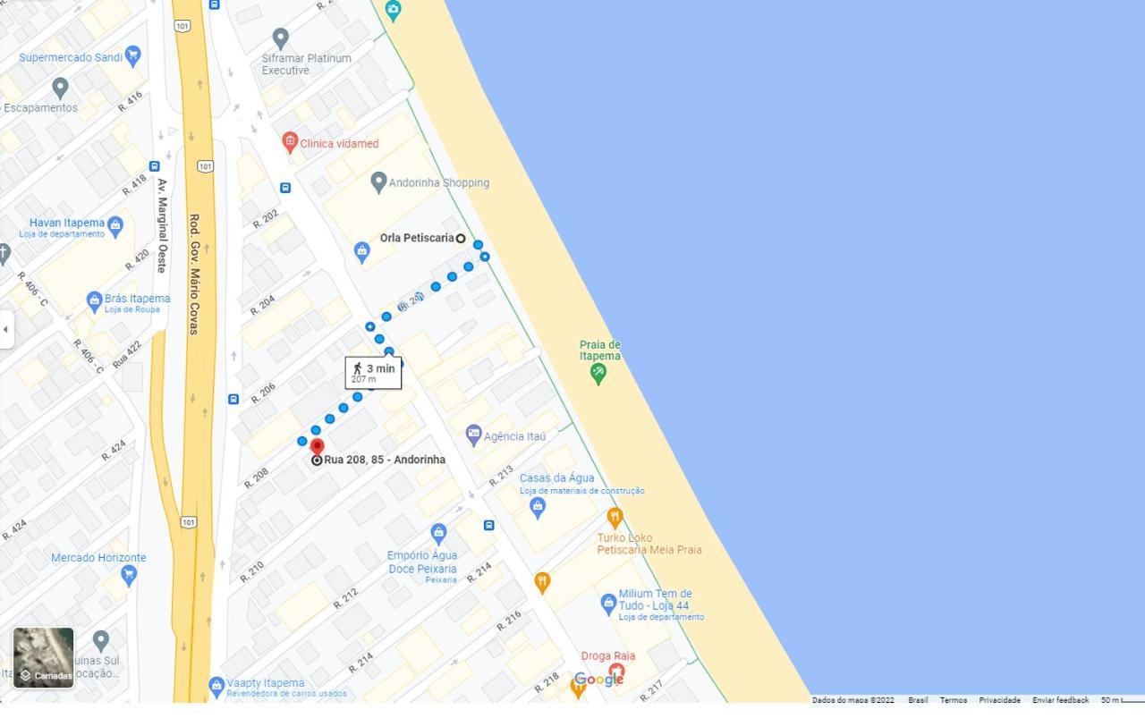 Apartamento 200 Metros Da Praia 03 Quartos Com Ar Condicionado - Meia Praia - איטפמה מראה חיצוני תמונה